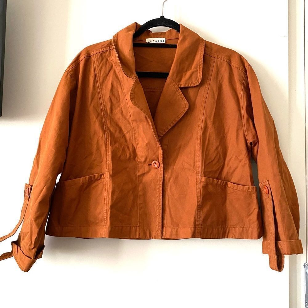 LACAUSA Blazer Style Light Jacket Small